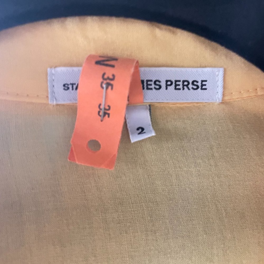 James Perse Contrast Ribbed Surplus Shirt - Picture 5 of 6